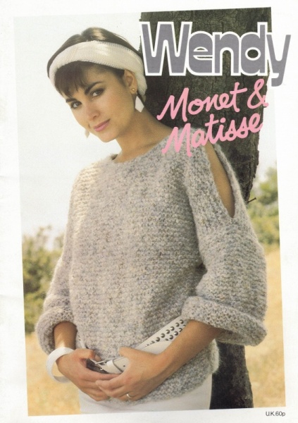 Vintage Wendy Knitting Pattern Book: Monet & Matisse - Patterns 800-811